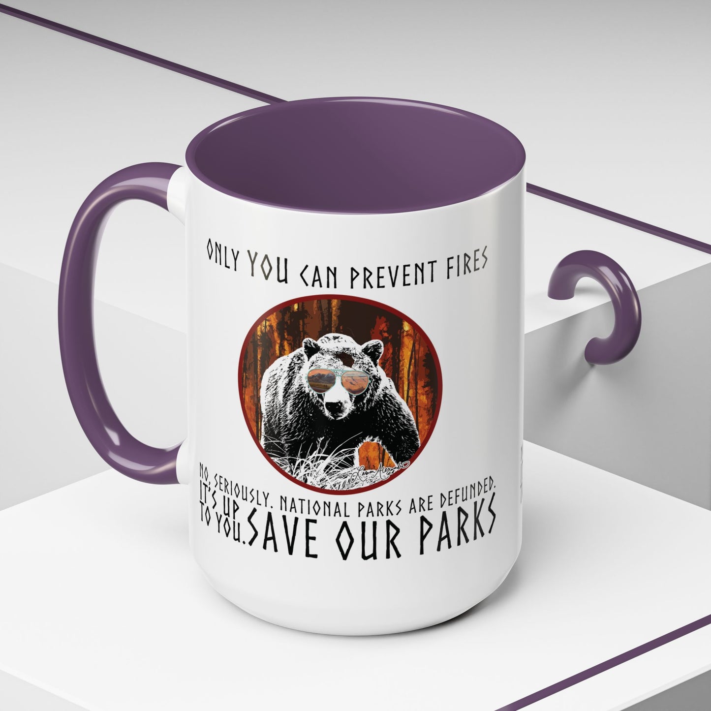 Mug Only You Can Prevent Fires National Park Support 11, 15oz