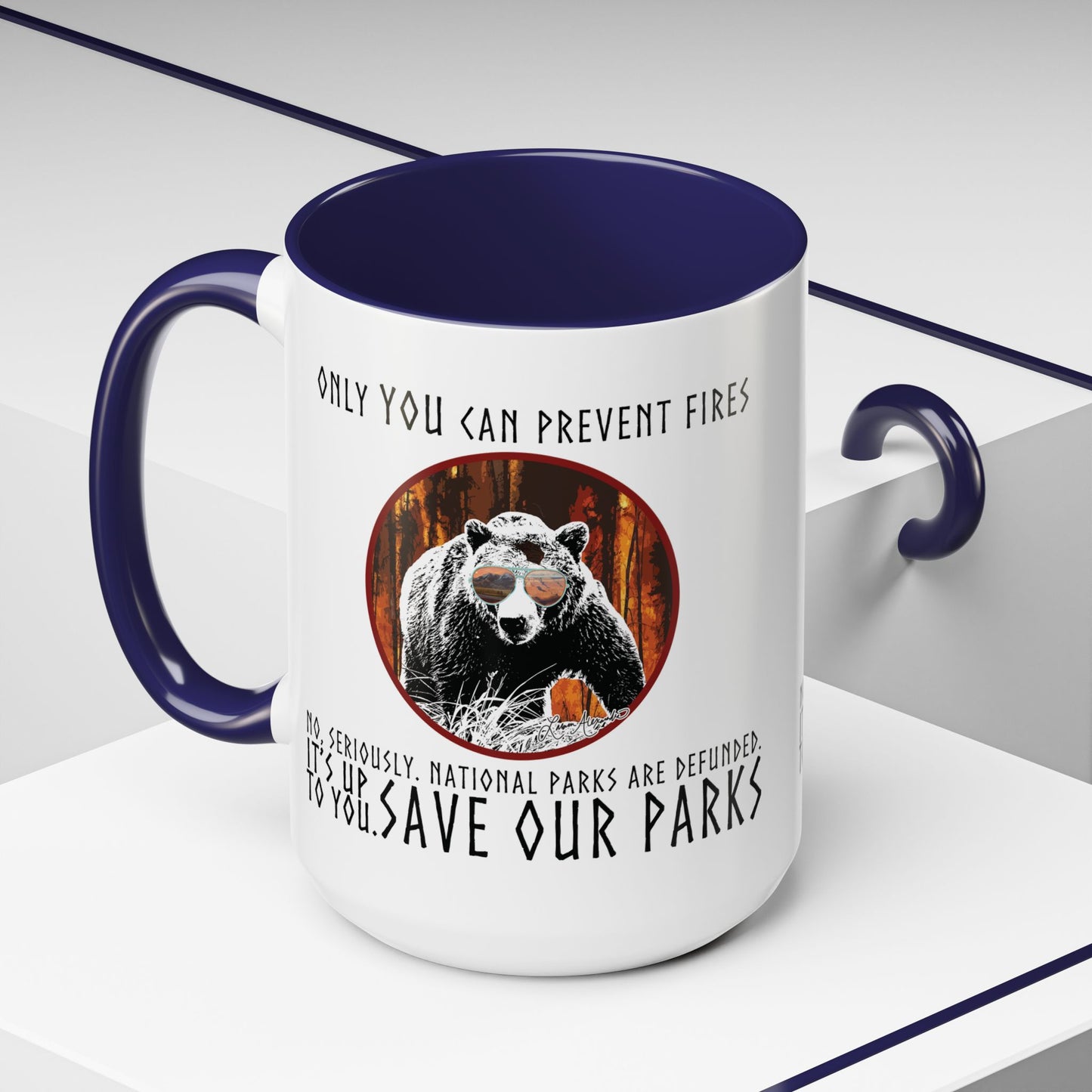 Mug Only You Can Prevent Fires National Park Support 11, 15oz