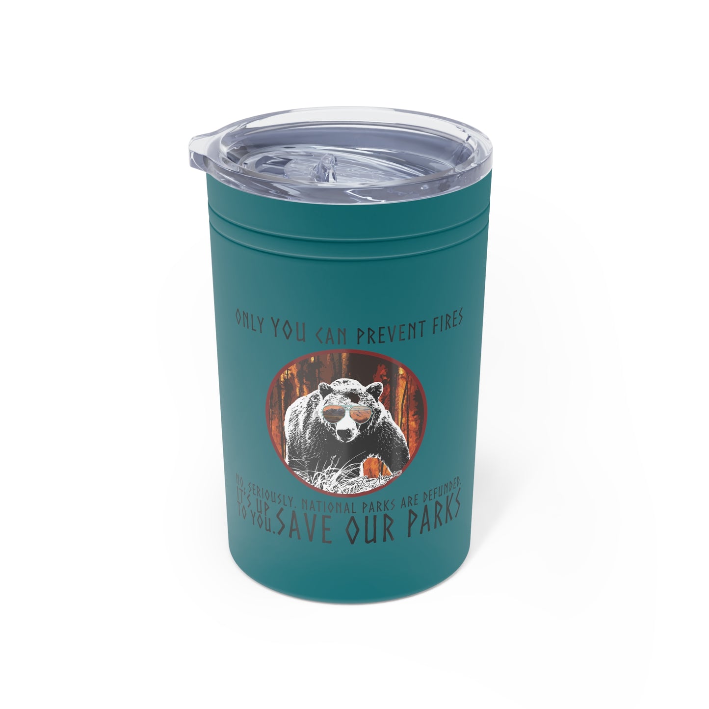 Save National Parks Insulated Travel Mug - 11oz Tumbler -Support Conservation, Environment Awareness Drinkware Accessories