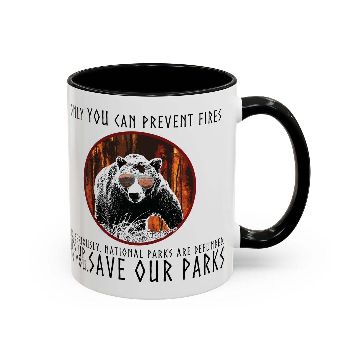 Mug Only You Can Prevent Fires National Park Support 11, 15oz