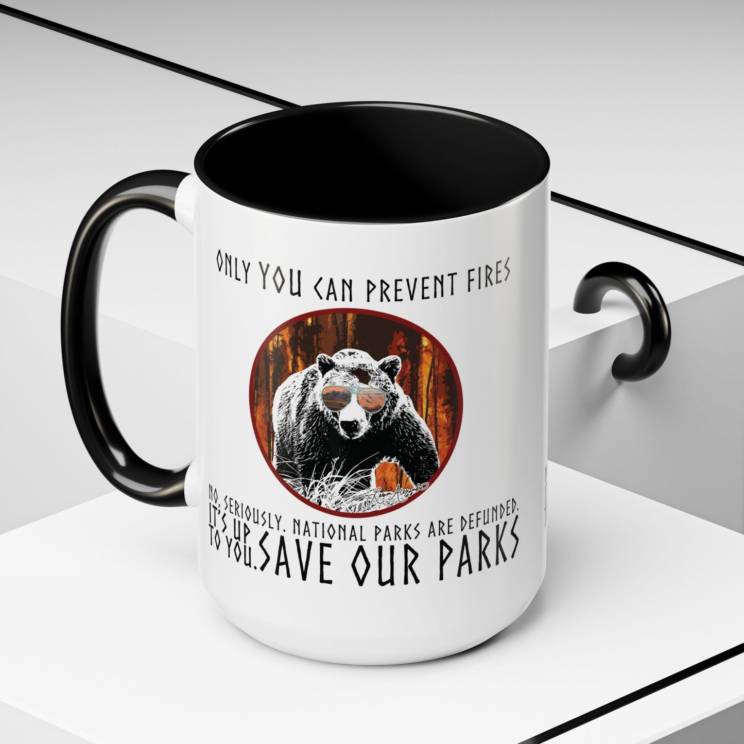 Mug Only You Can Prevent Fires National Park Support 11, 15oz