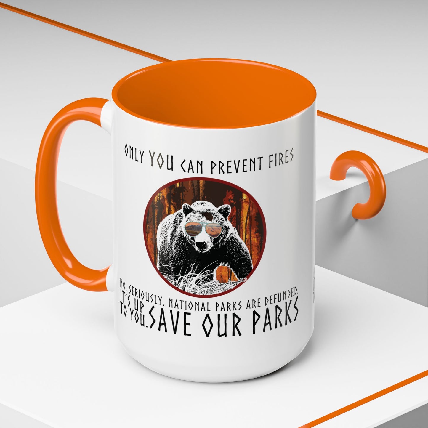 Mug Only You Can Prevent Fires National Park Support 11, 15oz