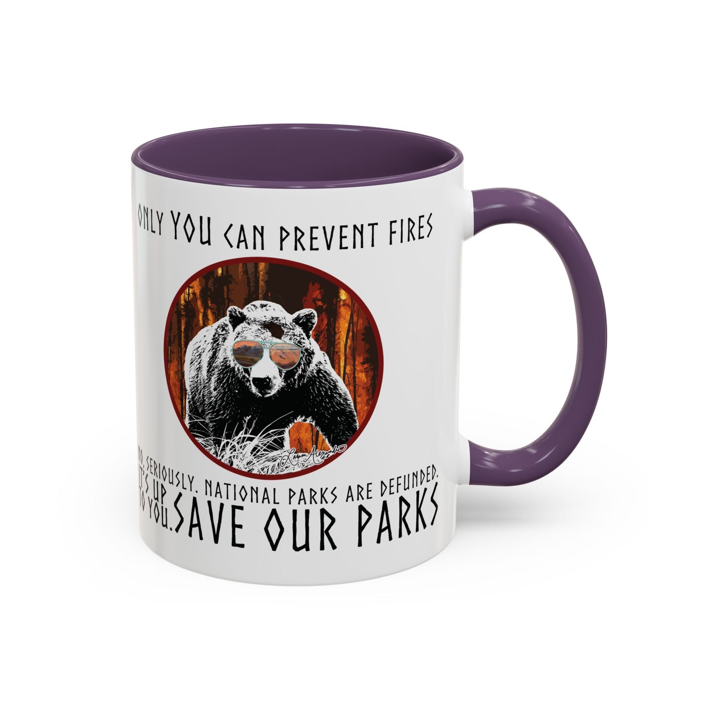 Mug Only You Can Prevent Fires National Park Support 11, 15oz