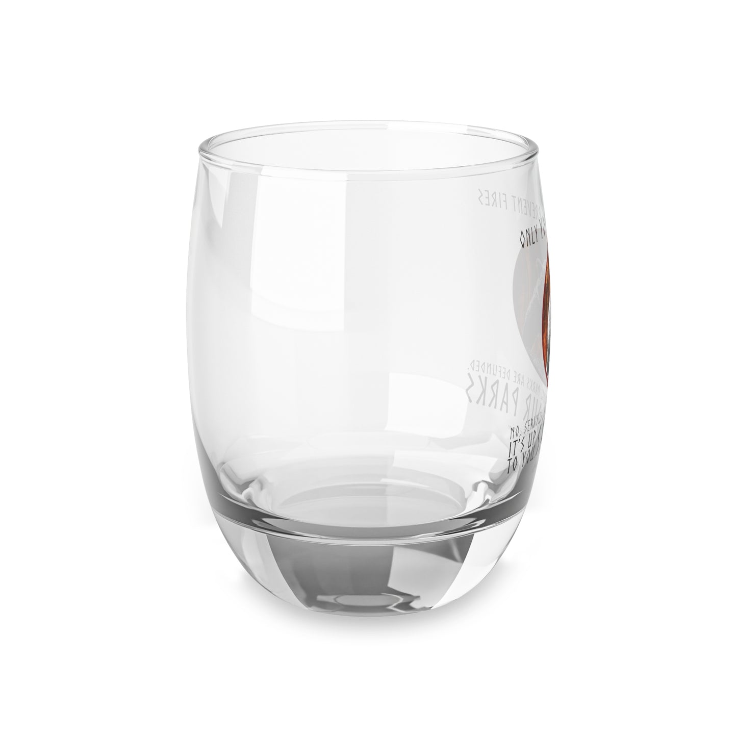 Whiskey Glass - Save Our National Parks- Support Conservation Awareness Design, 6 oz Drinkware, Nature Bourbon Lover Gift