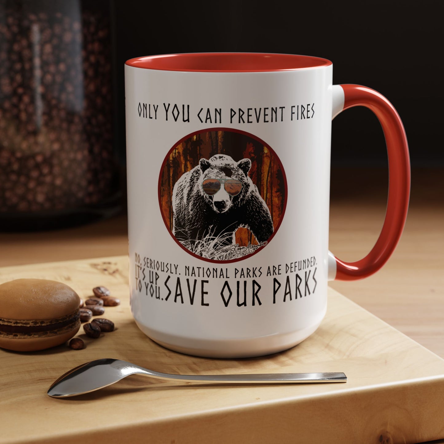 Mug Only You Can Prevent Fires National Park Support 11, 15oz