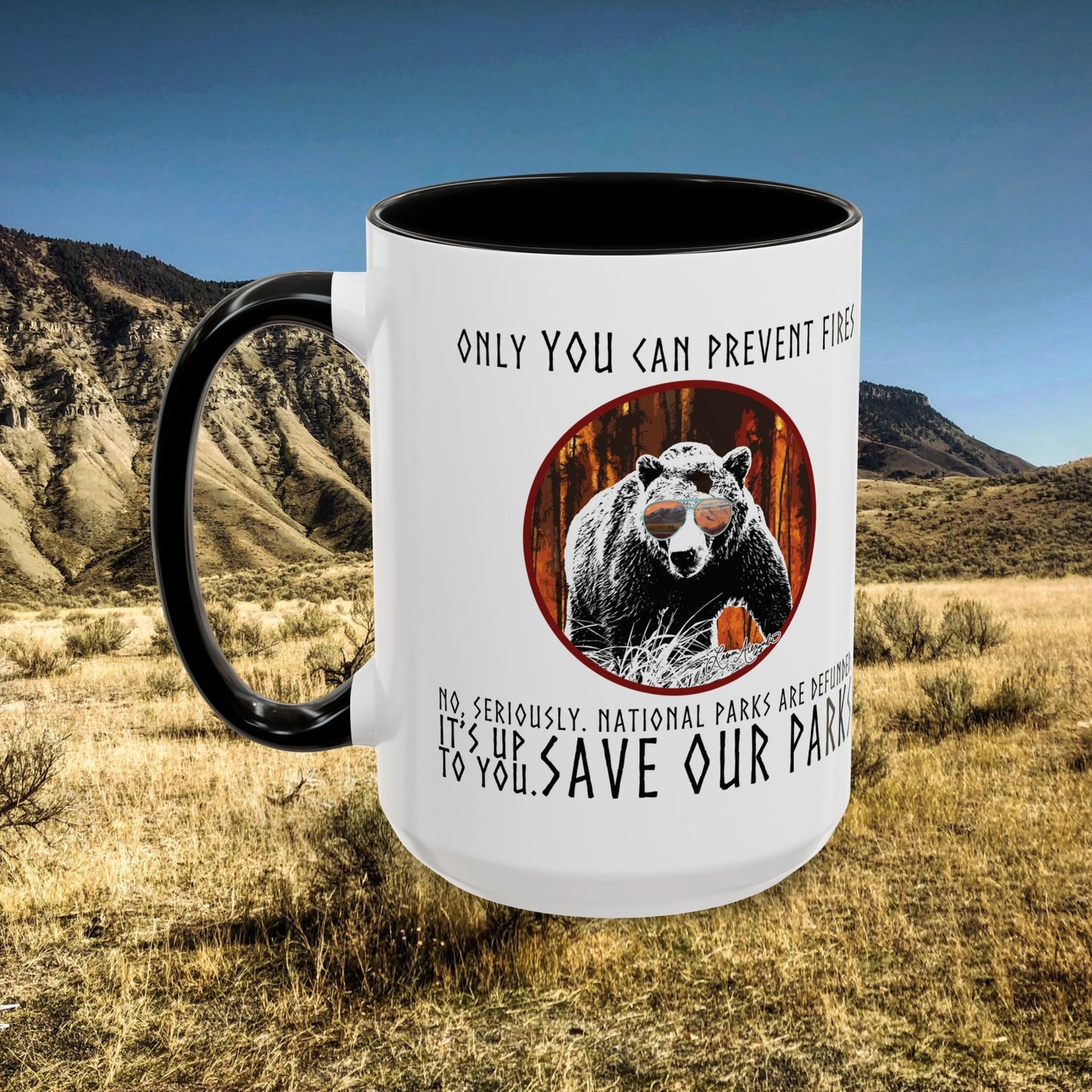 Mug Only You Can Prevent Fires National Park Support 11, 15oz