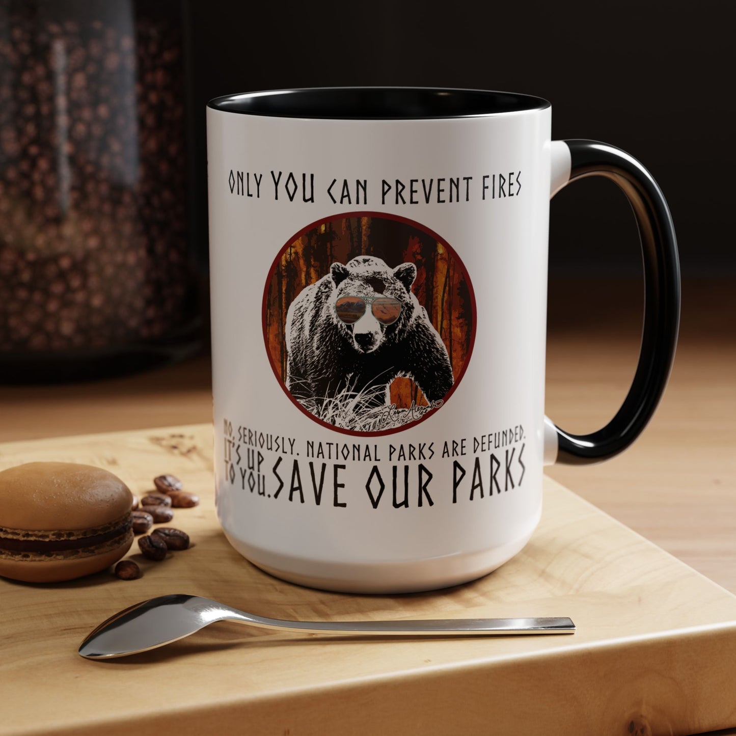 Mug Only You Can Prevent Fires National Park Support 11, 15oz