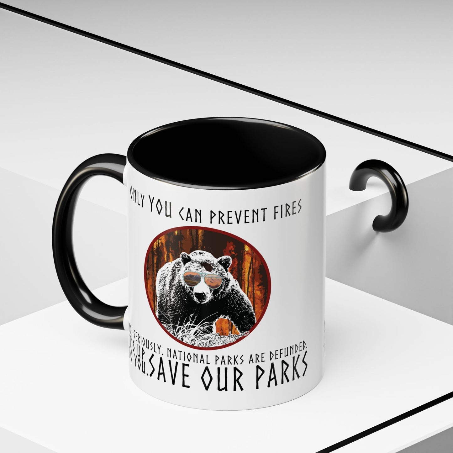 Mug Only You Can Prevent Fires National Park Support 11, 15oz