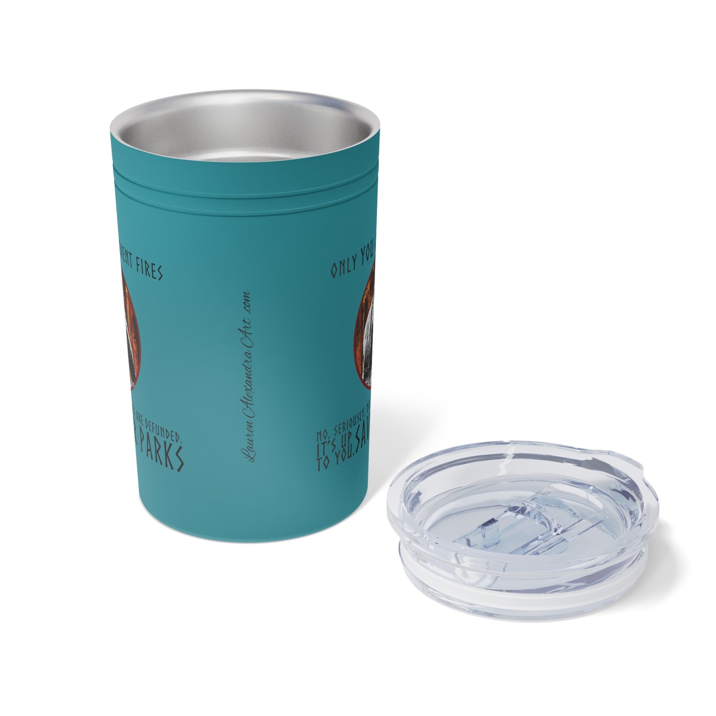 Save National Parks Insulated Travel Mug - 11oz Tumbler -Support Conservation, Environment Awareness Drinkware Accessories