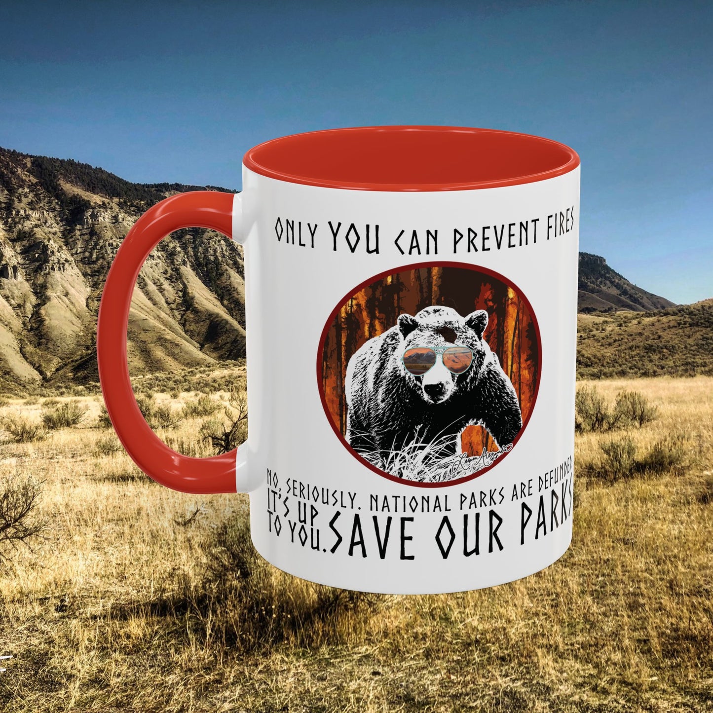 Mug Only You Can Prevent Fires National Park Support 11, 15oz