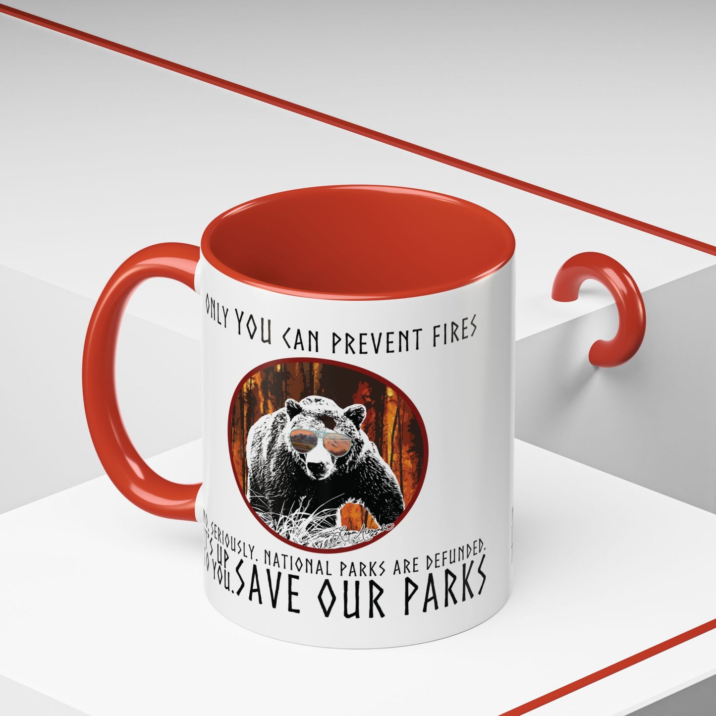 Mug Only You Can Prevent Fires National Park Support 11, 15oz