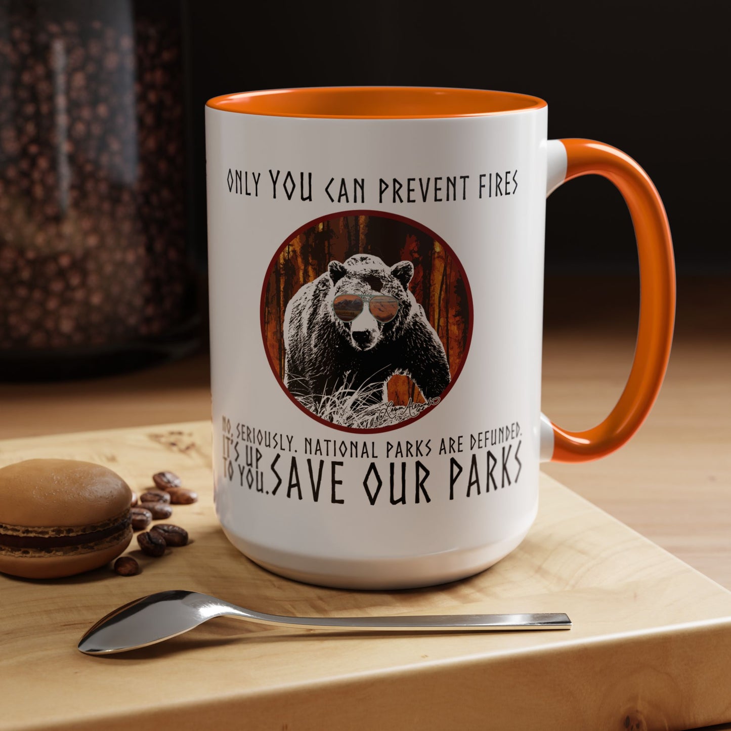Mug Only You Can Prevent Fires National Park Support 11, 15oz