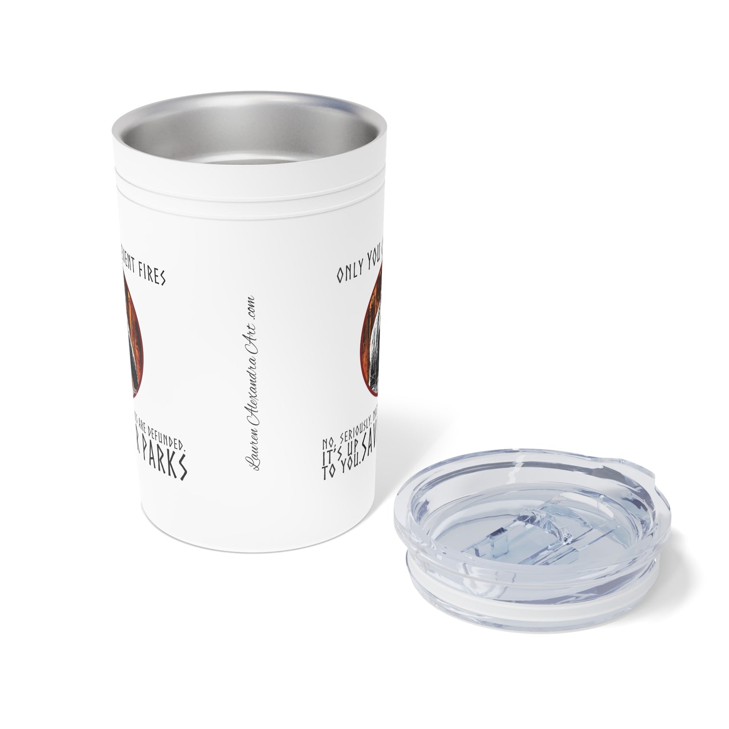 Save National Parks Insulated Travel Mug - 11oz Tumbler -Support Conservation, Environment Awareness Drinkware Accessories