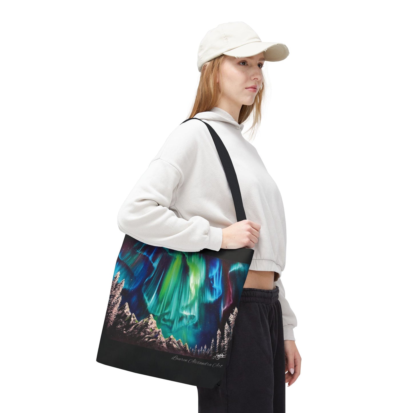 Northern Lights Tote Bag - Artistic Travel Accessories