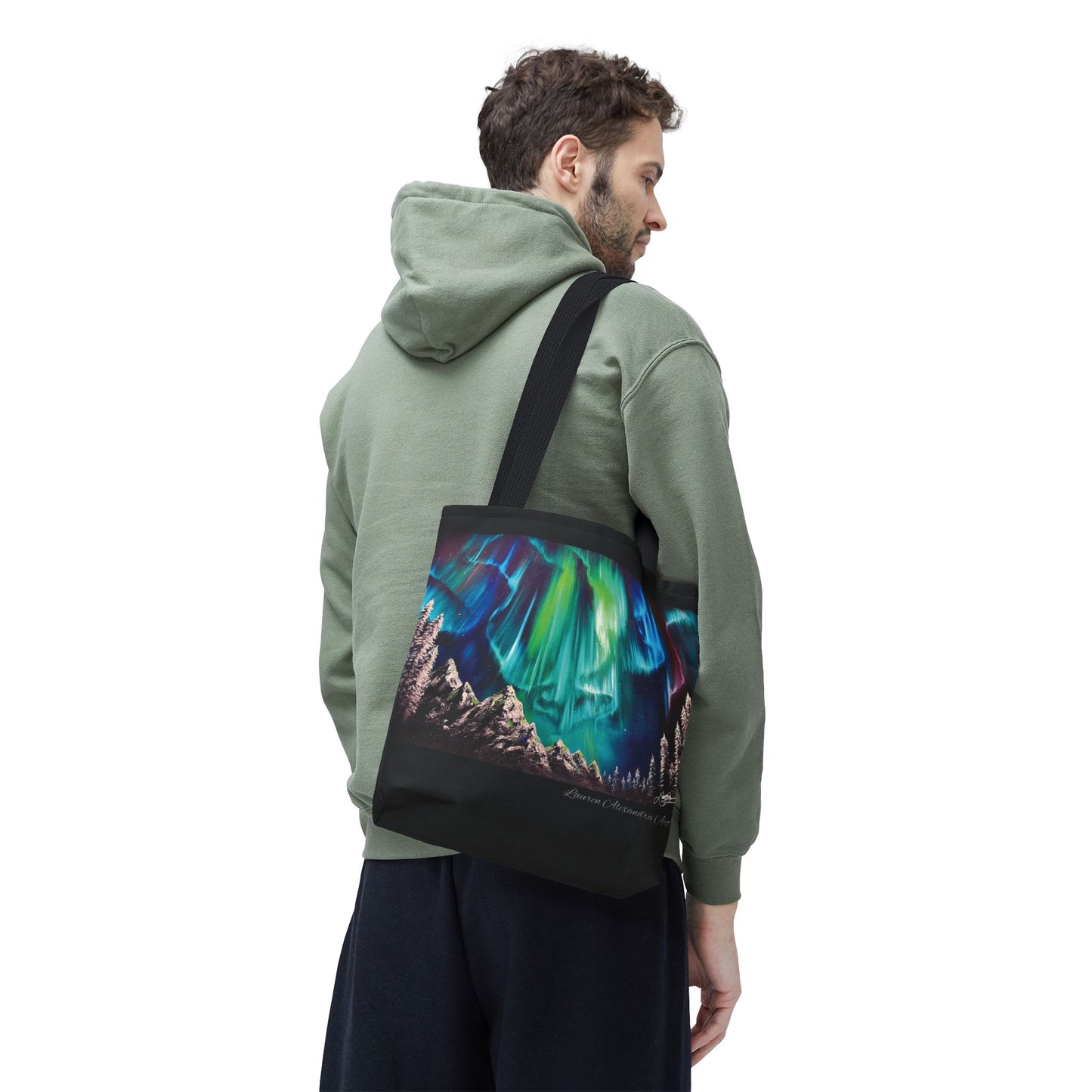 Northern Lights Tote Bag - Artistic Travel Accessories